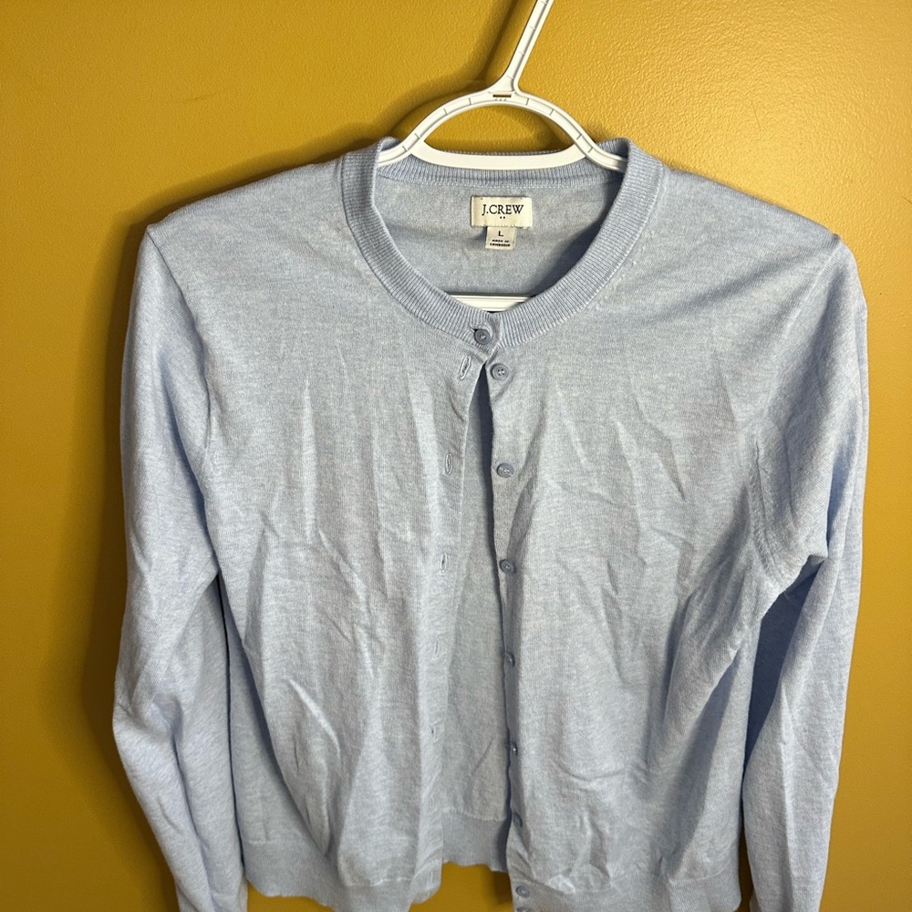 J. Crew Sky Blue Cardigan